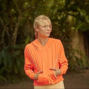 NWOT - FP Movement Lightweight Reflective Hoodie - Size M Black